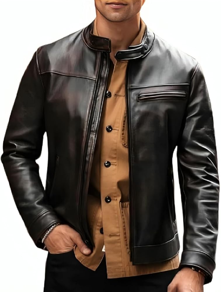 Cafe Racer Leather Jackets
