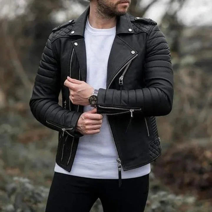 Crested Leather Jackets