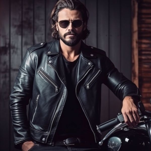 Black Leather Jacket For Men