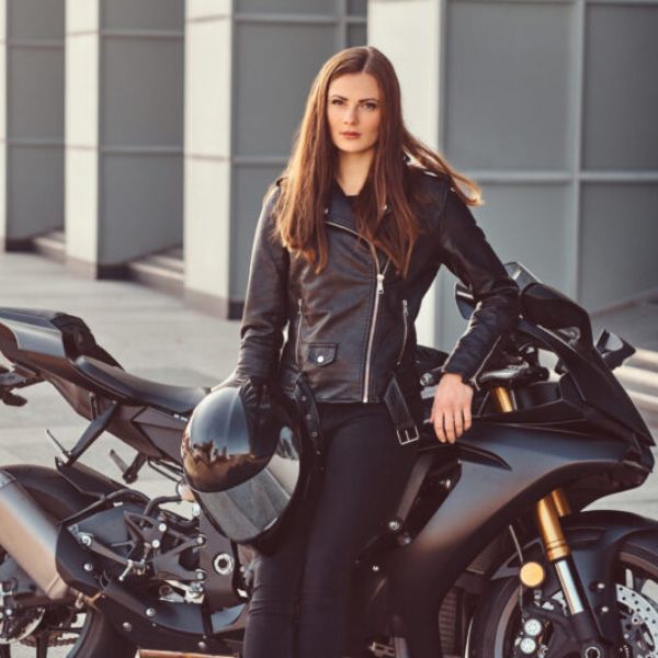 Biker Leather Jackets for Women